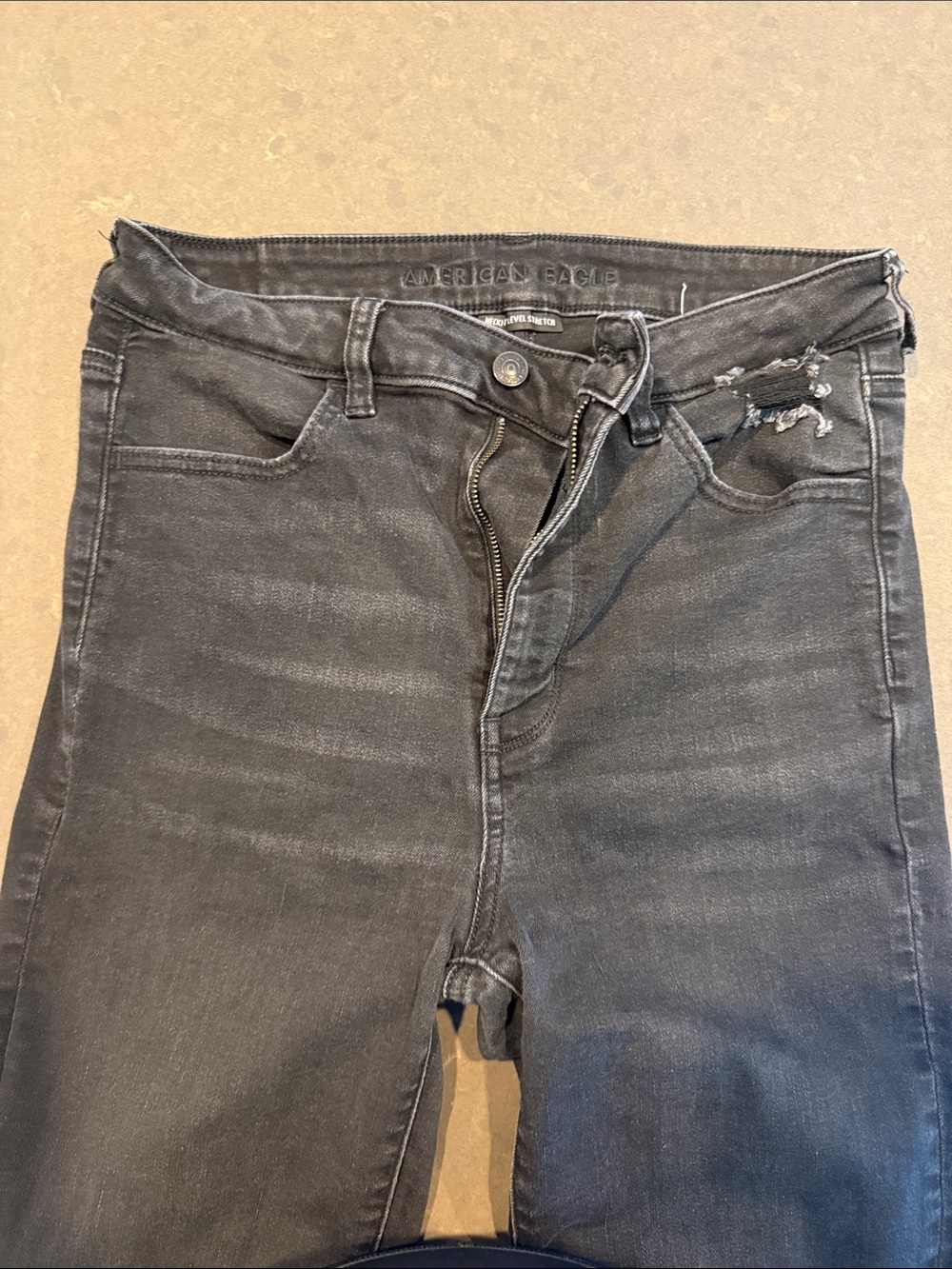 American Eagle Outfitters super high rise begging